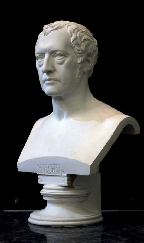 Hegel bust from the right