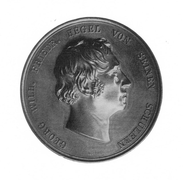 Hegel, medallion by August Held